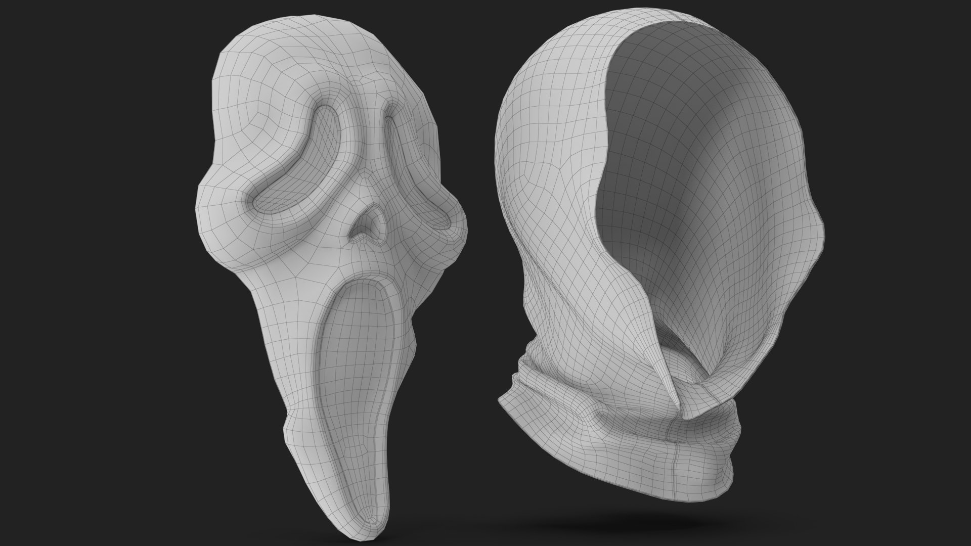 Ghostface Mask model https://p.turbosquid.com/ts-thumb/YR/XodgjM/d3/wireframe_10/jpg/1719546254/1920x1080/fit_q87/0fb1f019bf8a0aa45ee8831d1db76b8bab031da8/wireframe_10.jpg