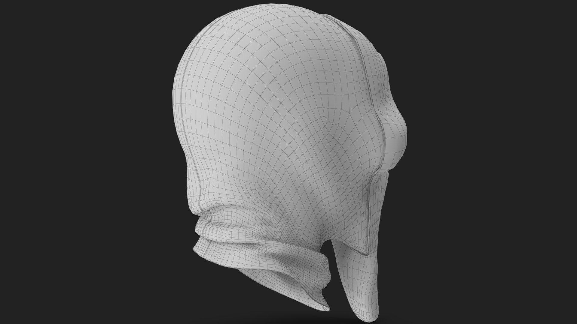 Ghostface Mask model https://p.turbosquid.com/ts-thumb/YR/XodgjM/hf/wireframe_04/jpg/1719546227/1920x1080/fit_q87/17f247fe977c1f3c0c6844945e8d568690594ad1/wireframe_04.jpg
