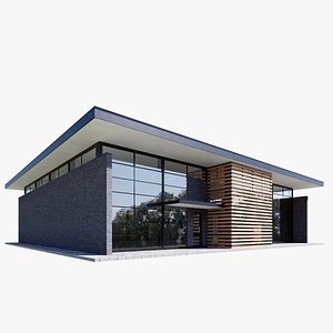 Commercial building 3D model