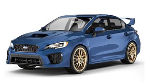 3D model Subaru WRX STI 2019