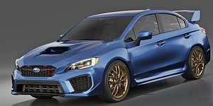 3D model Subaru WRX STI 2019