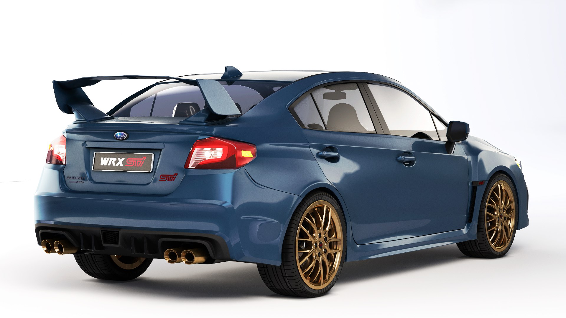 3D Model Subaru WRX STI 2019 - TurboSquid 1895382