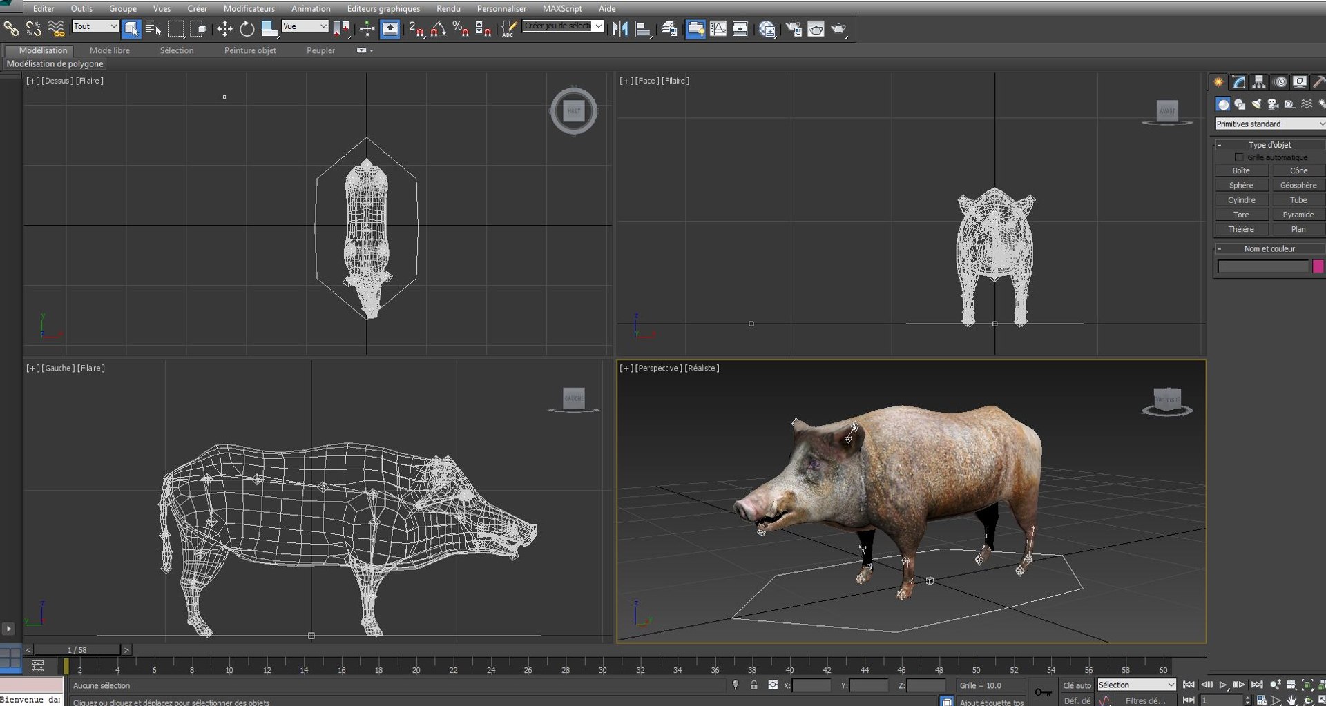 3D Wild Boar Rigged - TurboSquid 1242203
