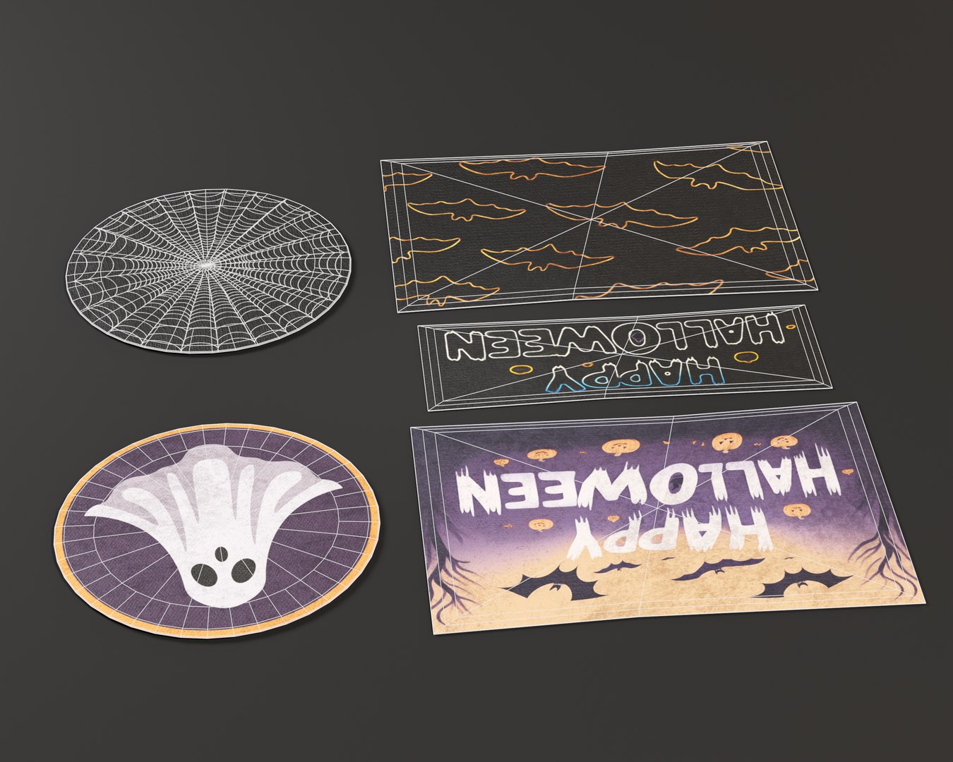3D Halloween Rugs Model - TurboSquid 2355730