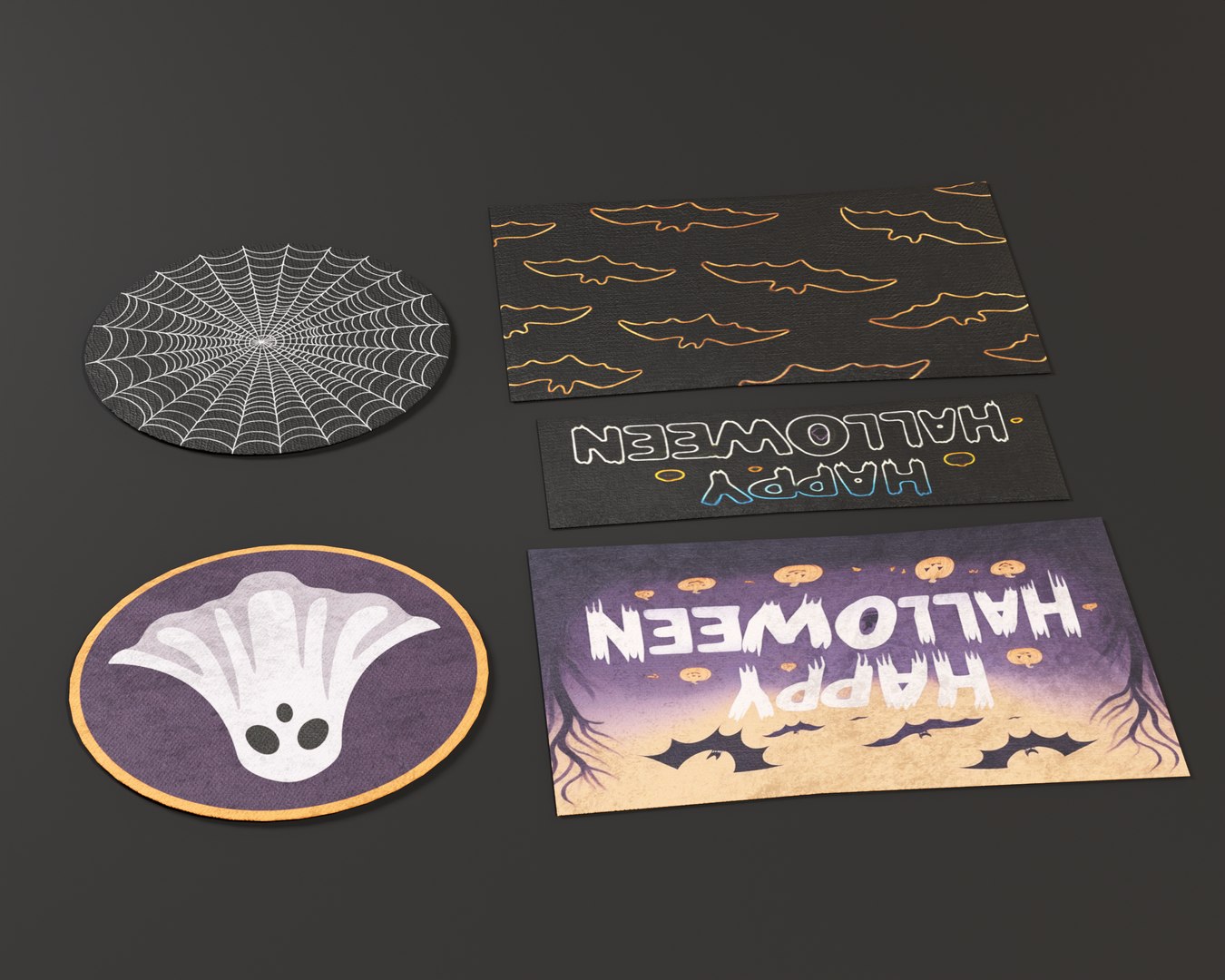 3D Halloween Rugs Model - TurboSquid 2355730