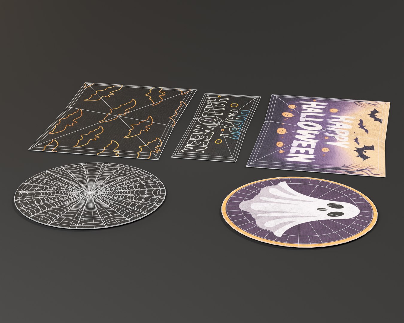 3D Halloween Rugs Model - TurboSquid 2355730