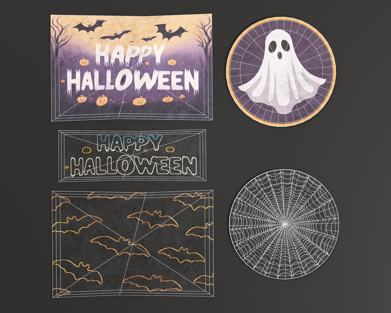3D Halloween Rugs Model - TurboSquid 2355730