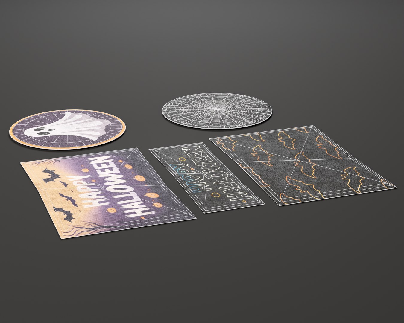 3D Halloween Rugs Model - TurboSquid 2355730