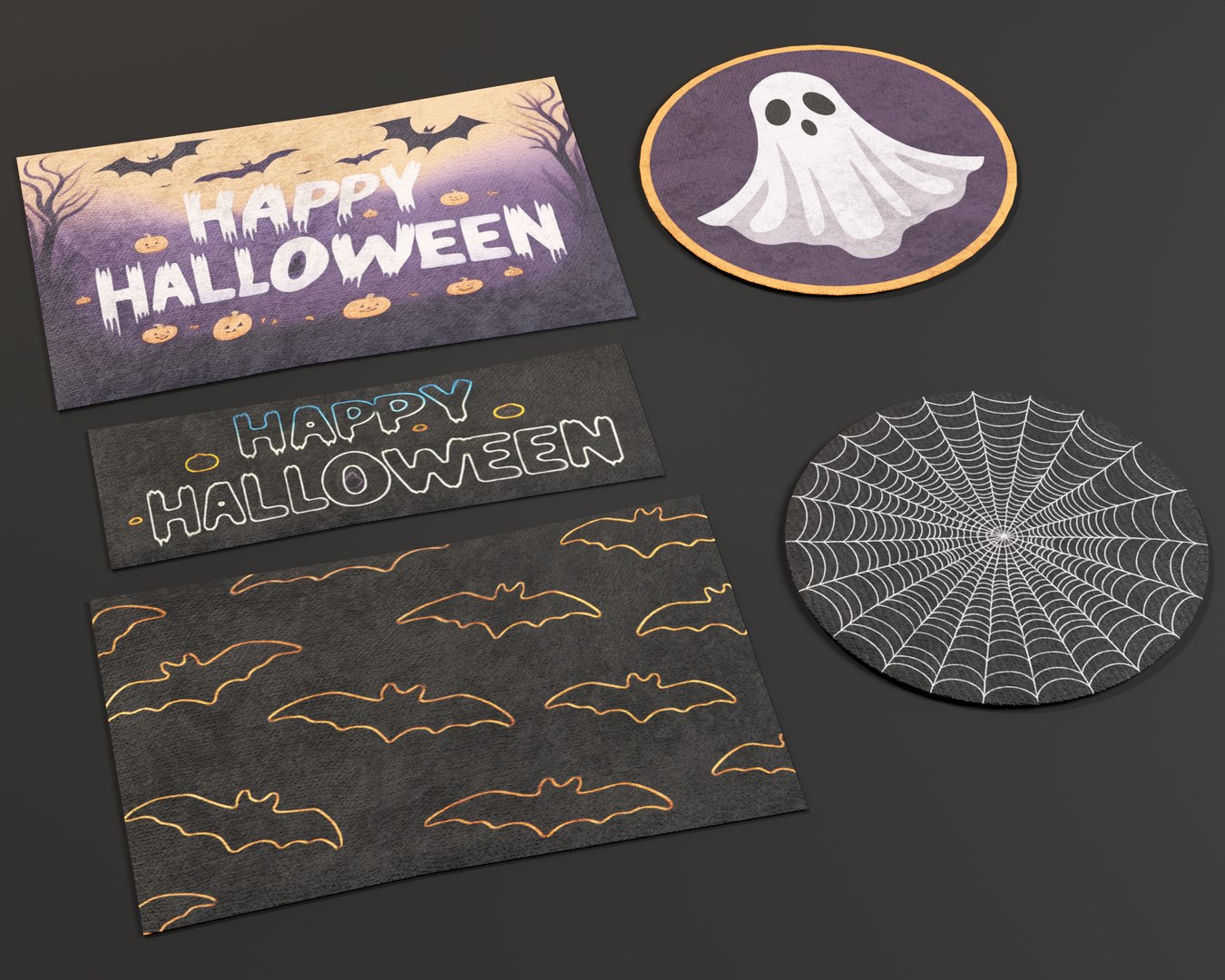 3D Halloween Rugs Model - TurboSquid 2355730