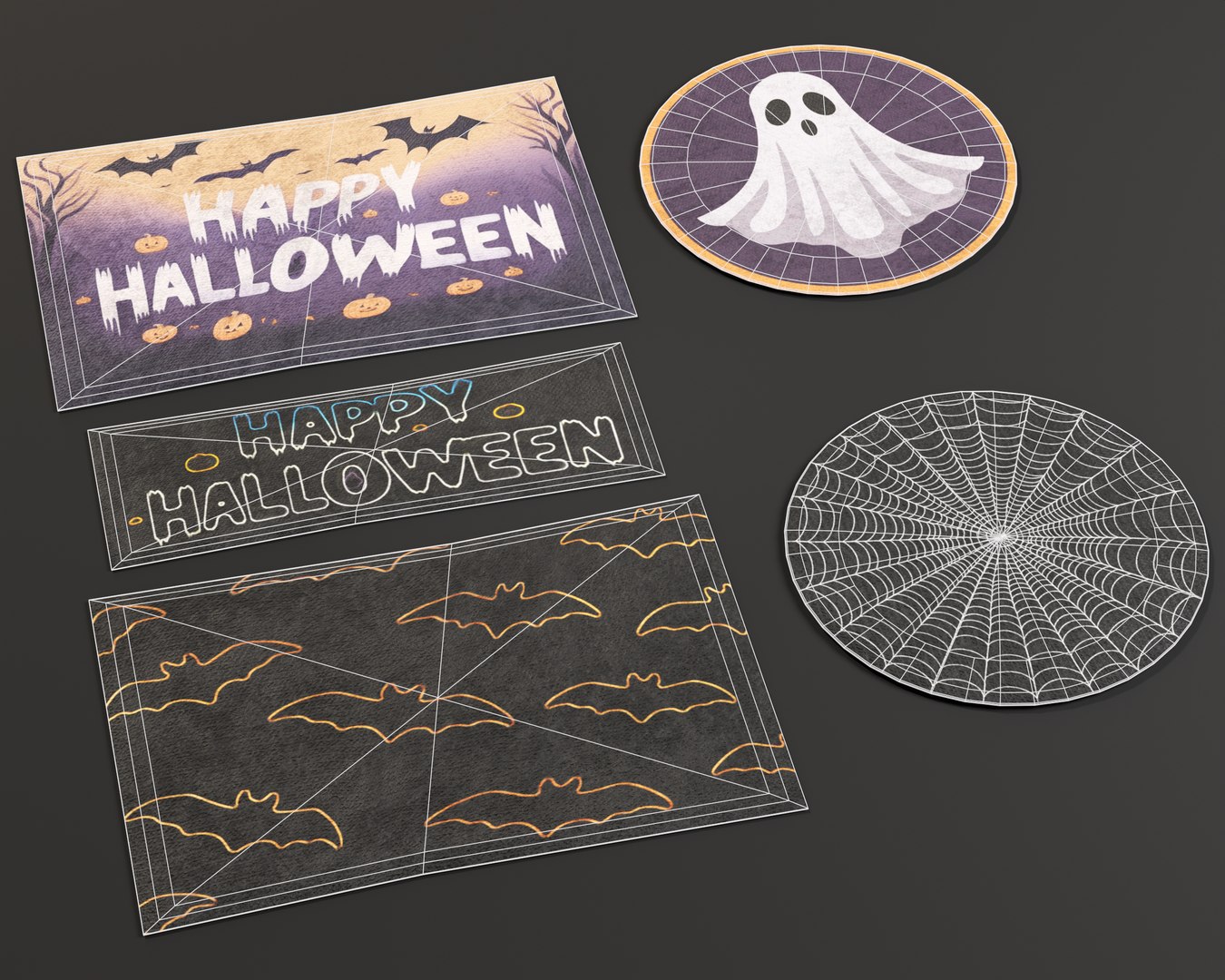 3D Halloween Rugs Model - TurboSquid 2355730