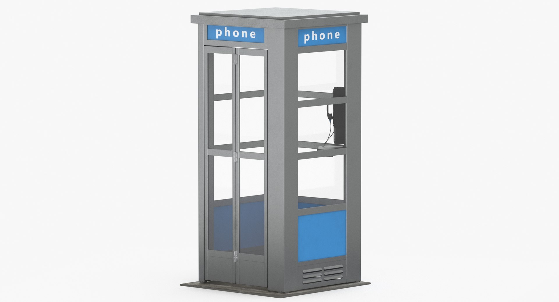 3D model Phonebooth Clean and Dirty, Open and Closed https://p.turbosquid.com/ts-thumb/YR/qc4EeG/0I/phonebooth_clean_open_thumbnail_0014/jpg/1650300045/1920x1080/fit_q87/0bdc9fdd88b179195a2f725f48bed3a3bde407ac/phonebooth_clean_open_thumbnail_0014.jpg