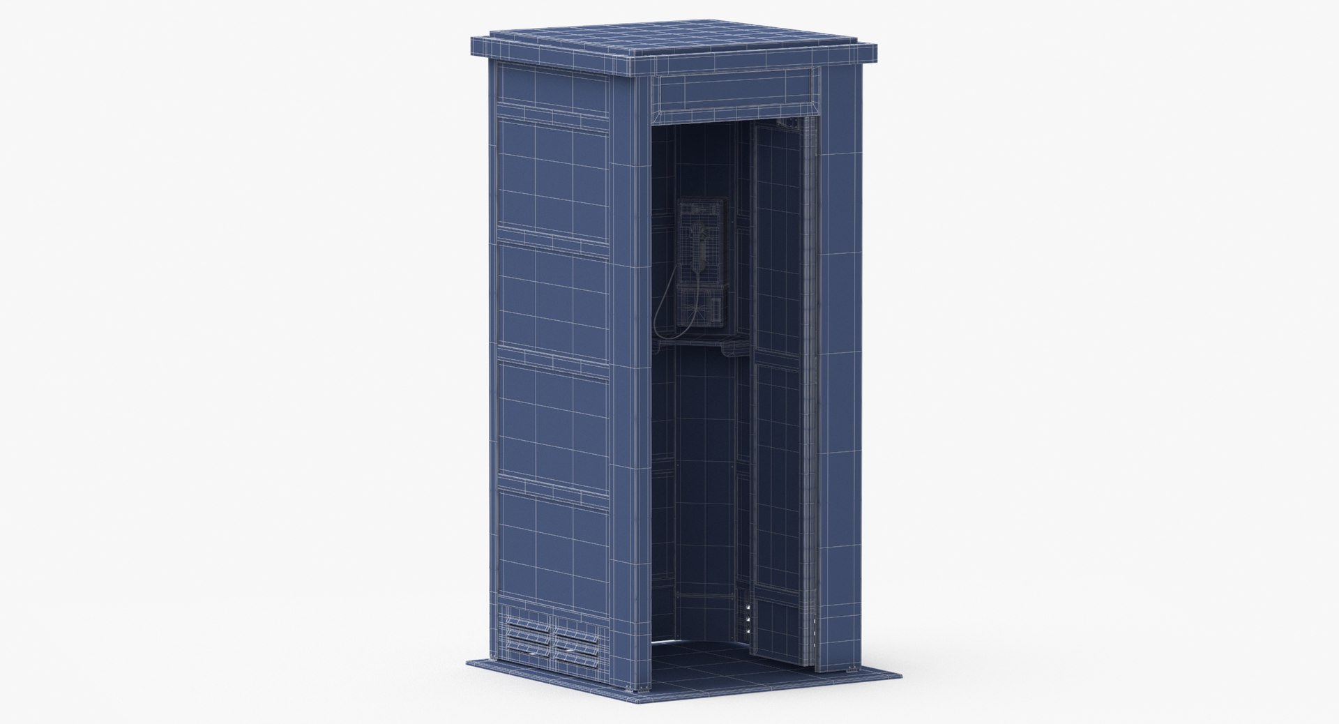 3D model Phonebooth Clean and Dirty, Open and Closed https://p.turbosquid.com/ts-thumb/YR/qc4EeG/EU/phonebooth_clean_open_wireframe_0002/jpg/1650300067/1920x1080/fit_q87/a8f73730663858482d6341837a95b36e56d36369/phonebooth_clean_open_wireframe_0002.jpg