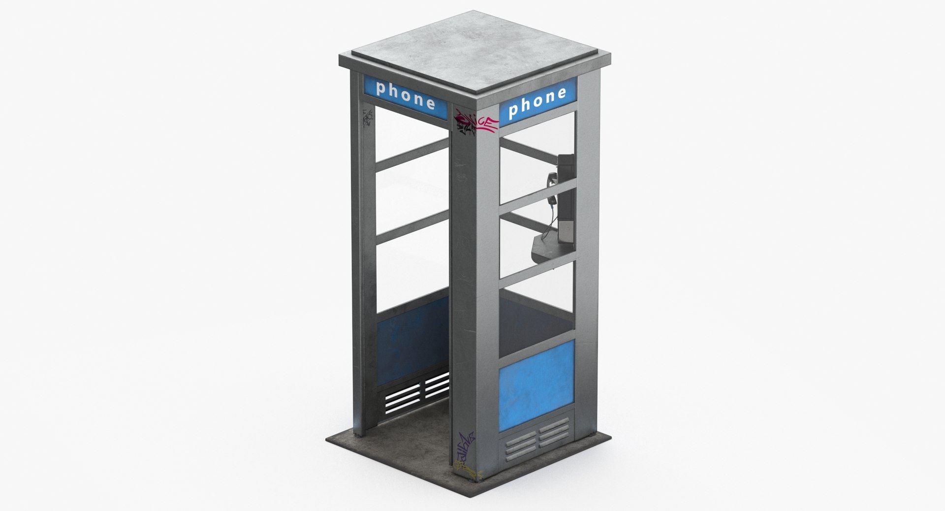 3D model Phonebooth Clean and Dirty, Open and Closed https://p.turbosquid.com/ts-thumb/YR/qc4EeG/Mn/phonebooth_clean_open_thumbnail_0008/jpg/1650300028/1920x1080/fit_q87/5450a88eea8843984b7cdc633f87e5e36242e492/phonebooth_clean_open_thumbnail_0008.jpg
