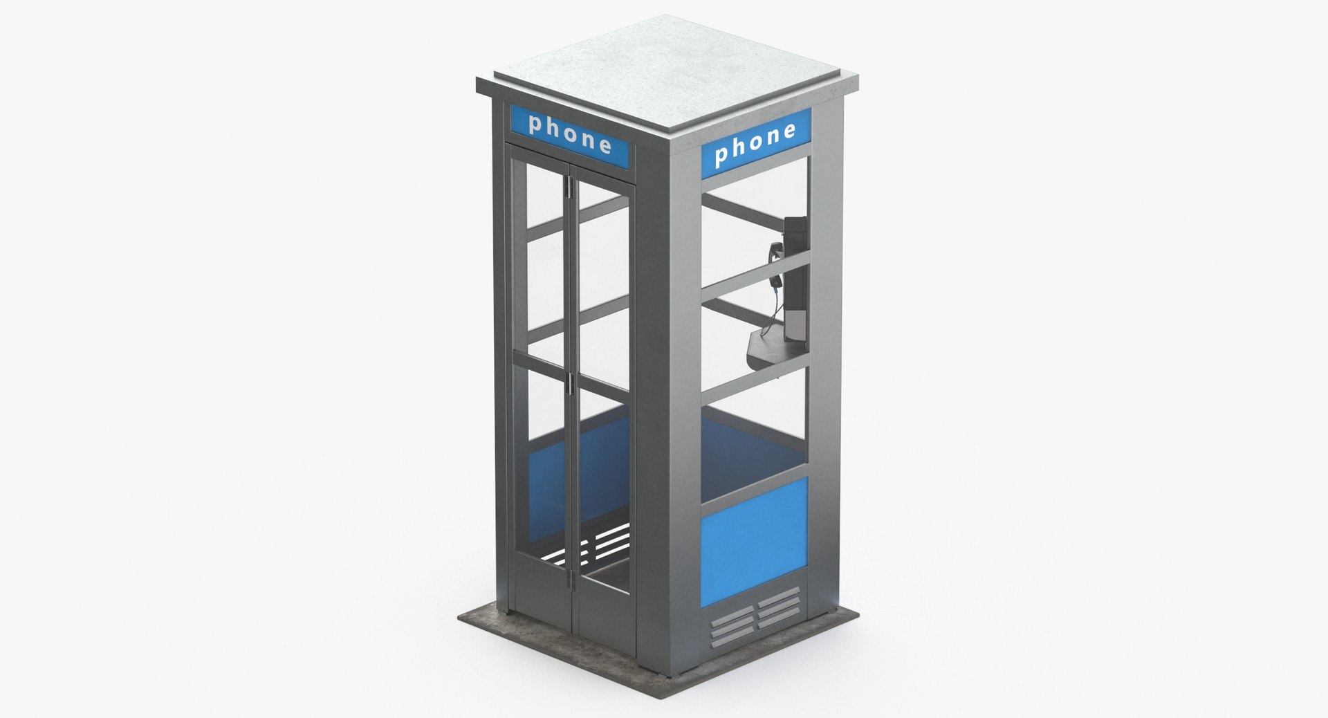 3D model Phonebooth Clean and Dirty, Open and Closed https://p.turbosquid.com/ts-thumb/YR/qc4EeG/Ot/phonebooth_clean_open_thumbnail_0012/jpg/1650300039/1920x1080/fit_q87/6e88d9926c5832a0d21f677f84e25d1382adcb04/phonebooth_clean_open_thumbnail_0012.jpg