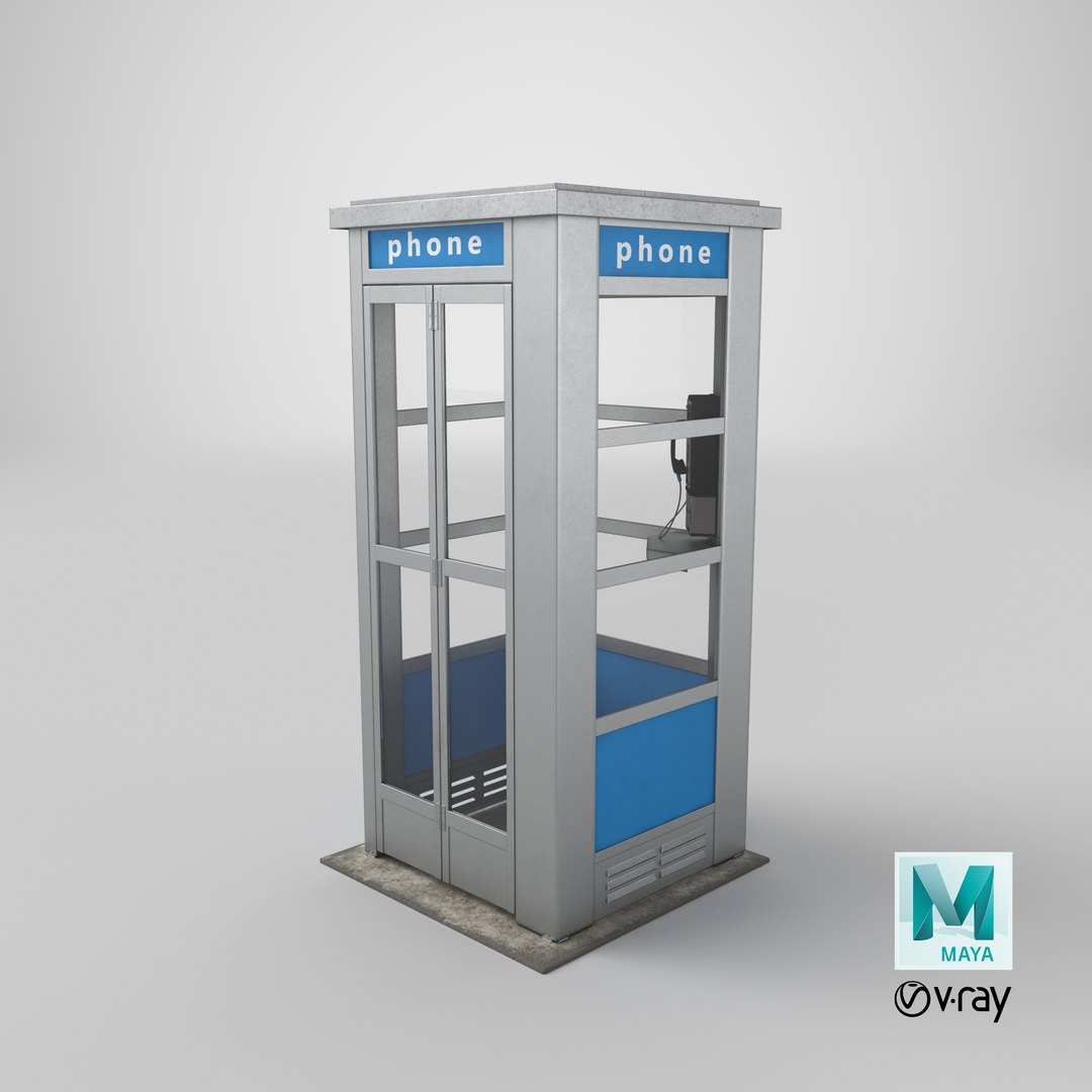 3D model Phonebooth Clean and Dirty, Open and Closed https://p.turbosquid.com/ts-thumb/YR/qc4EeG/Sf/stemcell_maya_vray_render/png/1654848740/1920x1080/fit_q87/36425f06c92b9c54bf5e350fe522be0b9c49a184/stemcell_maya_vray_render.jpg