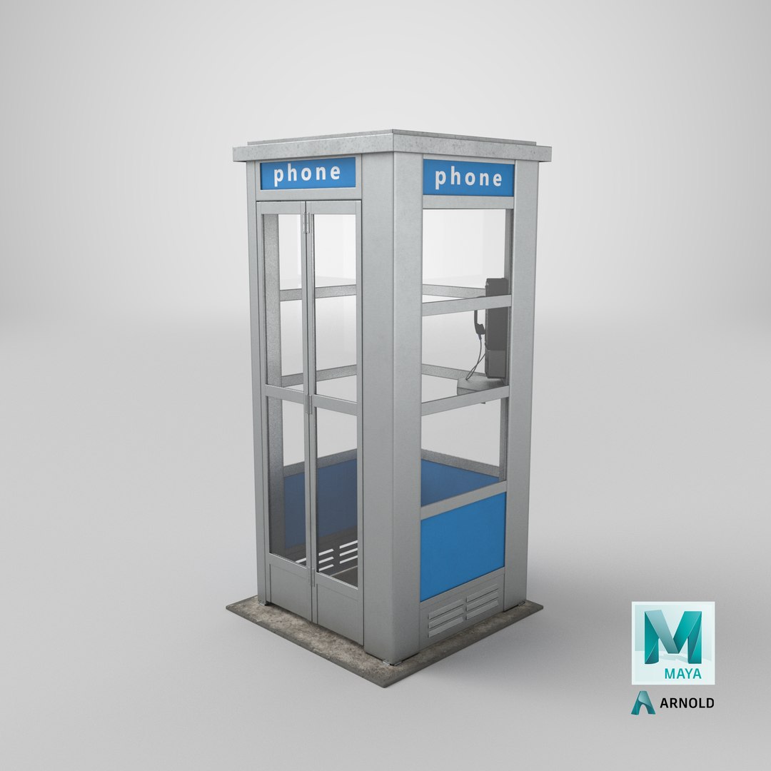 3D model Phonebooth Clean and Dirty, Open and Closed https://p.turbosquid.com/ts-thumb/YR/qc4EeG/qU/stemcell_maya_arnold_render/png/1654848737/1920x1080/fit_q87/4542cfb8a77a22ceda5874fdfd34718ace7507b7/stemcell_maya_arnold_render.jpg
