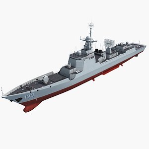 Chinese Navy 052DL class Destroyer 3D