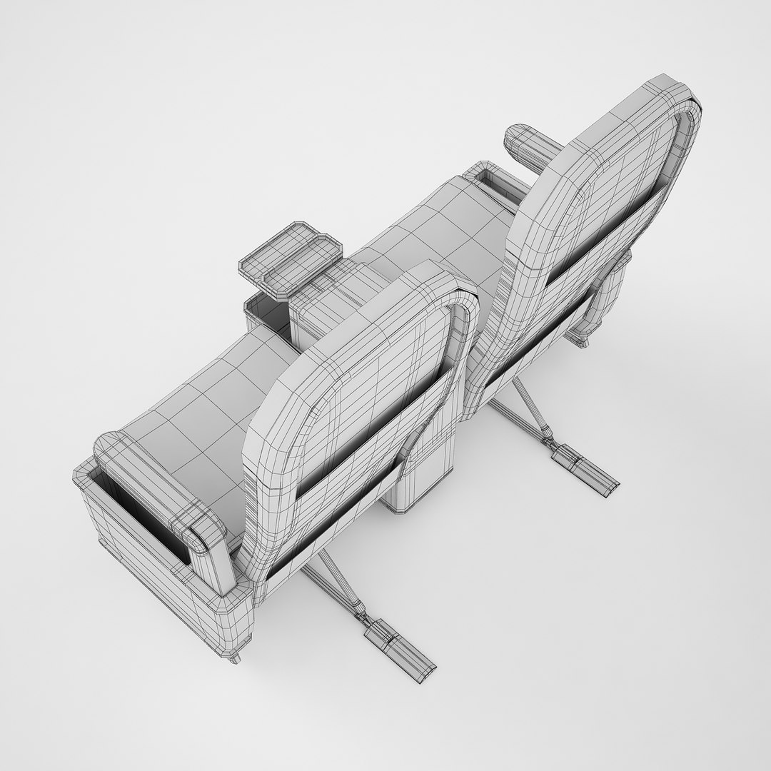 3D Model Class Airplane Chair - TurboSquid 1246723