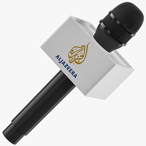Aljazeera Reporter Microphone 3D