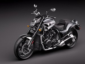 yamaha star v v-max 3d 3ds