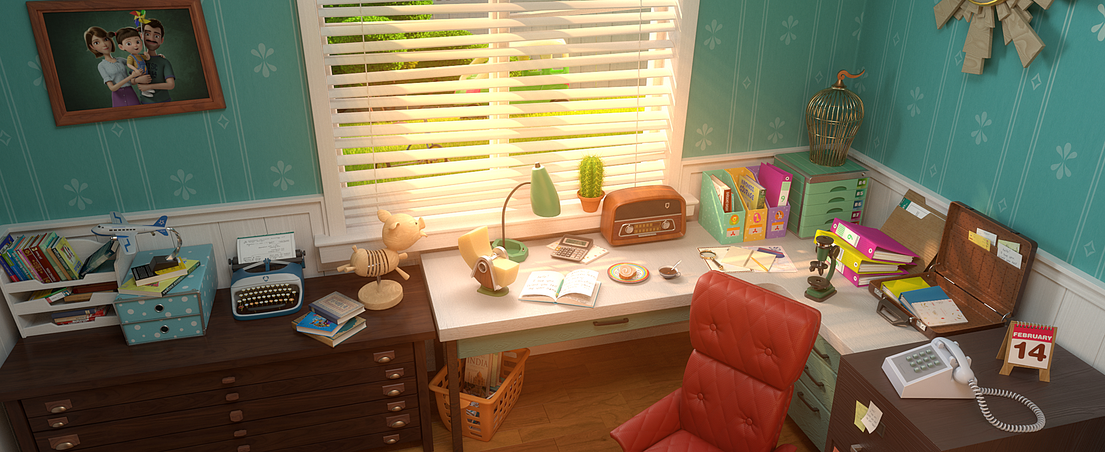 Cartoon Room Interior Full Version3D模型 - TurboSquid 1682518