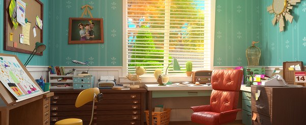 Cartoon Room Interior Full Version3D模型 - TurboSquid 1682518