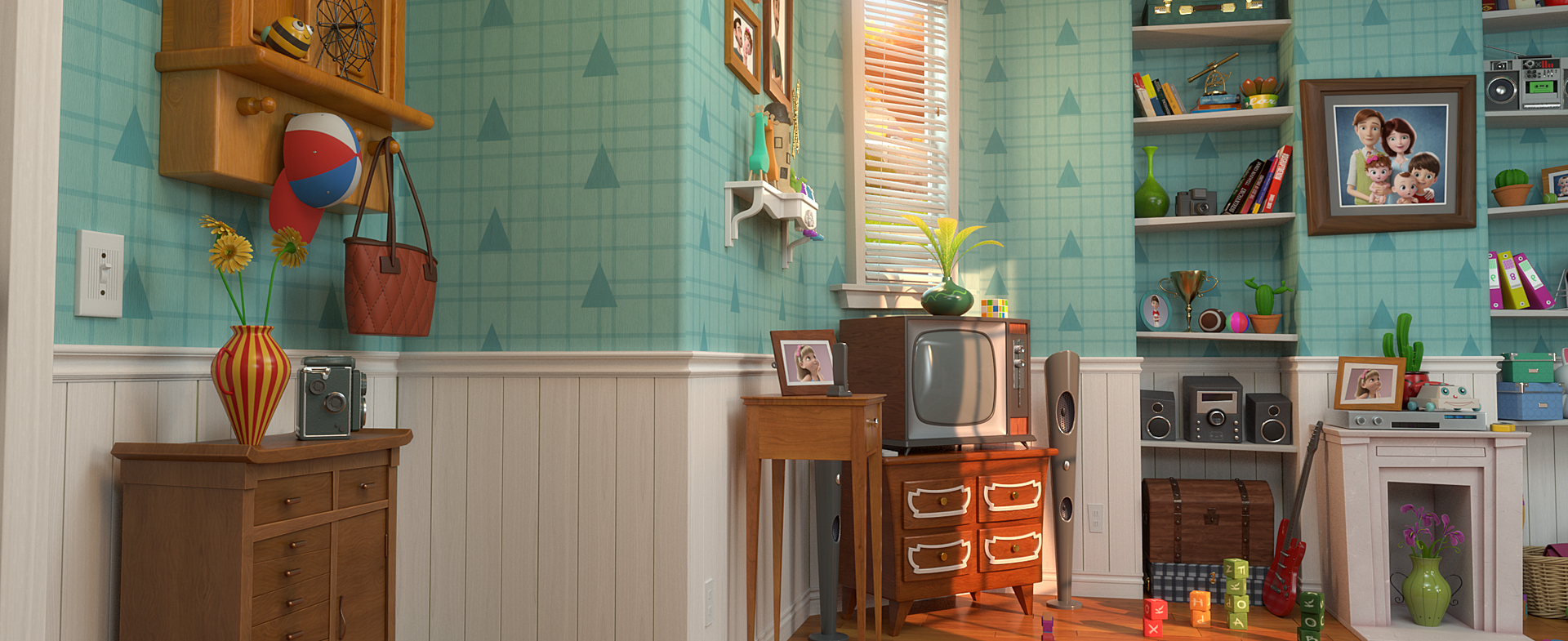 Cartoon Room Interior Full Version 3D 모델 - TurboSquid 1682518