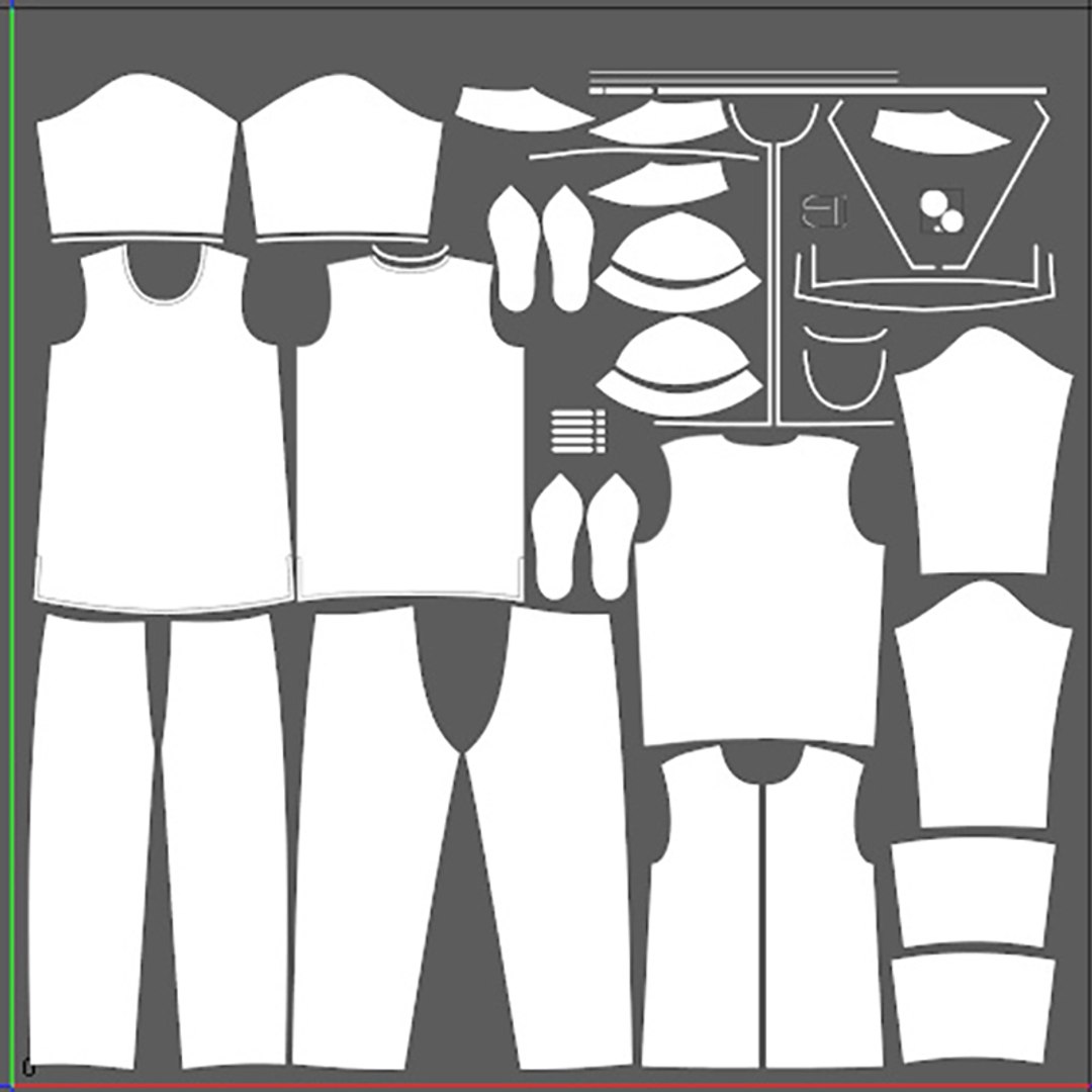 3D model female Medieval warrior outfit with texture and smart material https://p.turbosquid.com/ts-thumb/YS/1dBplK/gV/uv/jpg/1766060822/1920x1080/fit_q87/0fd745be221bfc36506ac6896d32f71544845e88/uv.jpg