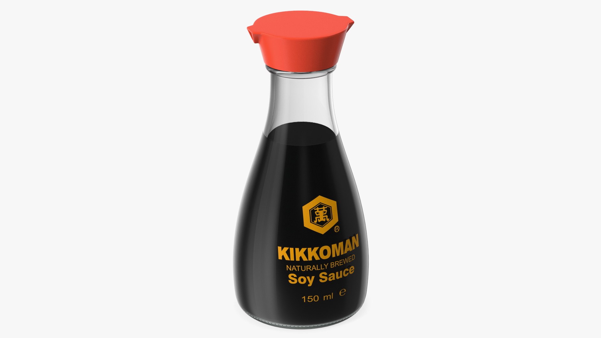 Kikkoman Soy Sauce Original 3D model preview