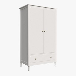 3D Ellipse Elit 2-door Wardrobe model