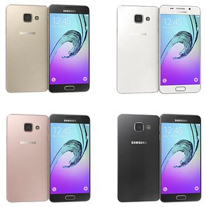 samsung galaxy a3 2016 3d model