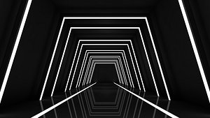 Sci Fi Tunnel 3D