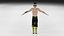 Realistisches manipuliertes Sci-Fi-Man-K-Charakter-3D-Modell
