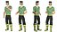 Realistisches manipuliertes Sci-Fi-Man-K-Charakter-3D-Modell