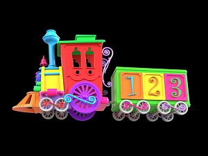Train Model 3D model