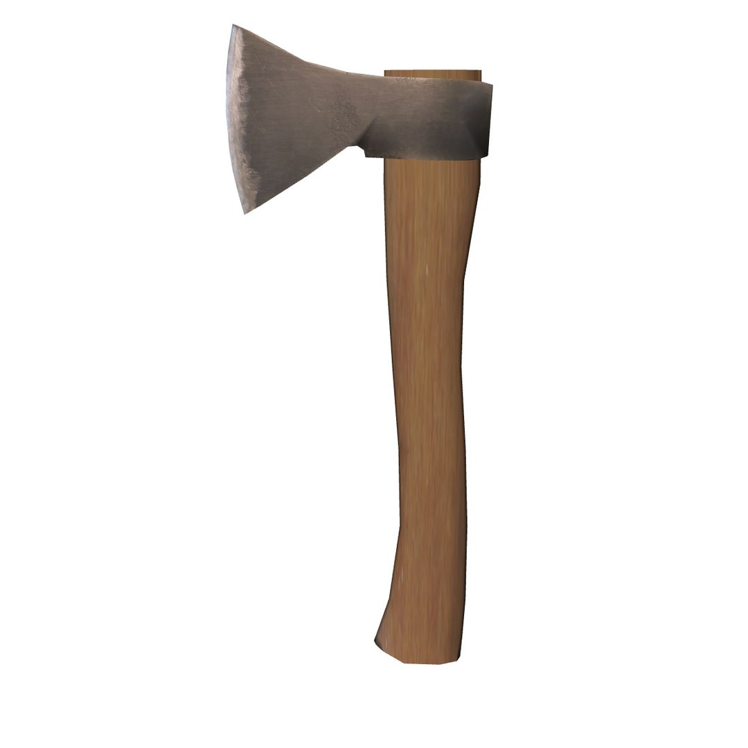 3D small hatchet https://p.turbosquid.com/ts-thumb/YS/H4ArHg/gVZNnfvb/image1/jpg/1505982253/1920x1080/fit_q87/bf8e43b2627f1eff3c30ae768a9e7a9d0125d571/image1.jpg