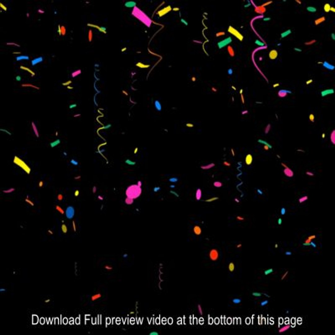 3d Confetti Rain Particle