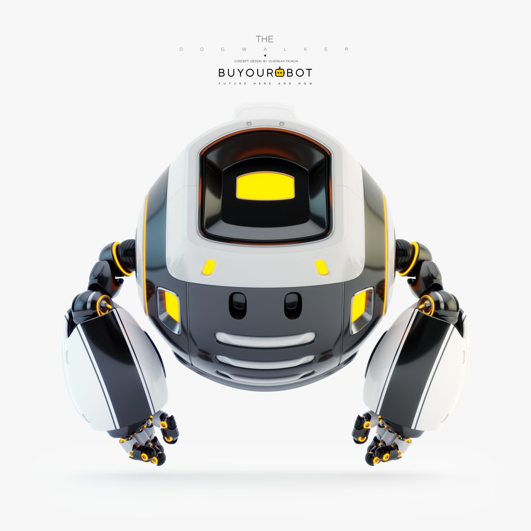3D Dog Walker Xii Bot - TurboSquid 1473627