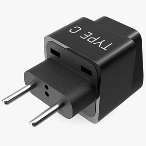 Type C Universal Plug Adapter Black model