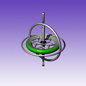3d model gyroscope toy