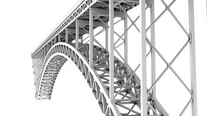 3d model bridge arch