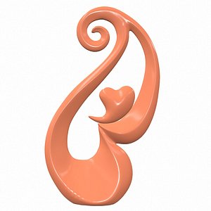 3D Abstract sculpture M106