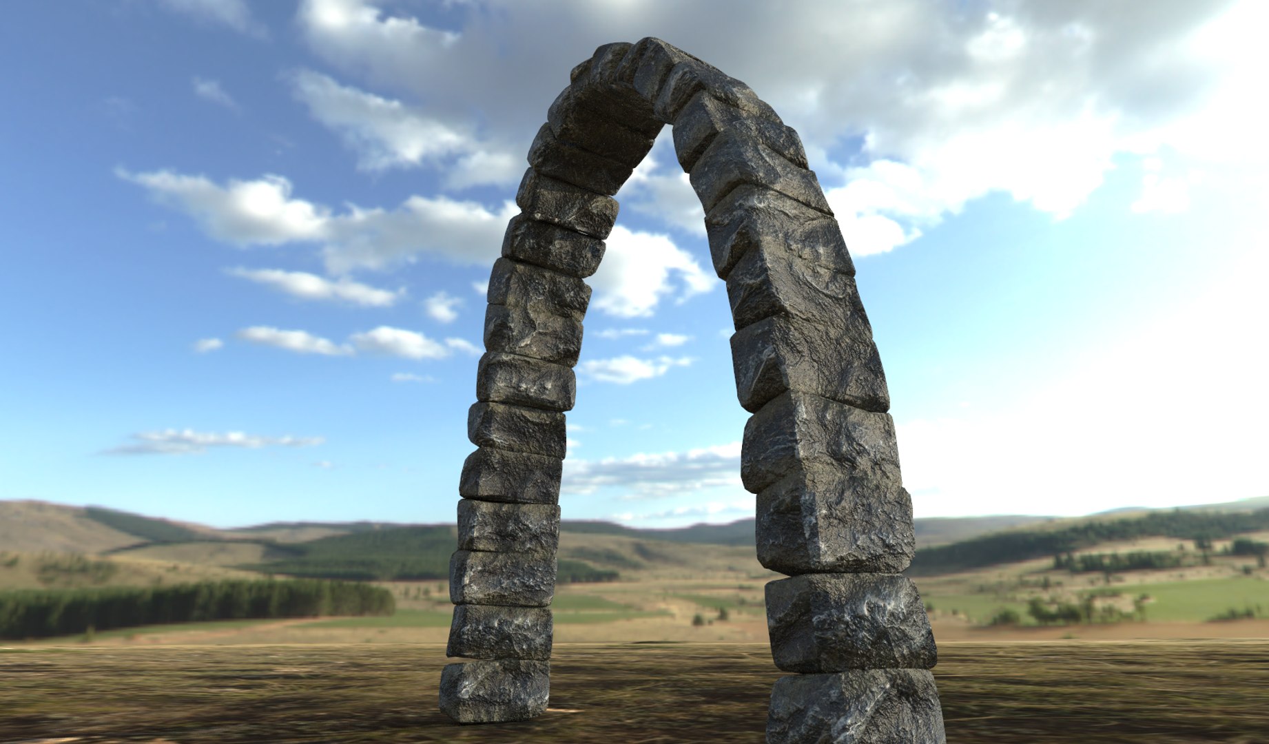 Stone Rock Arch 3D Model - TurboSquid 1286139