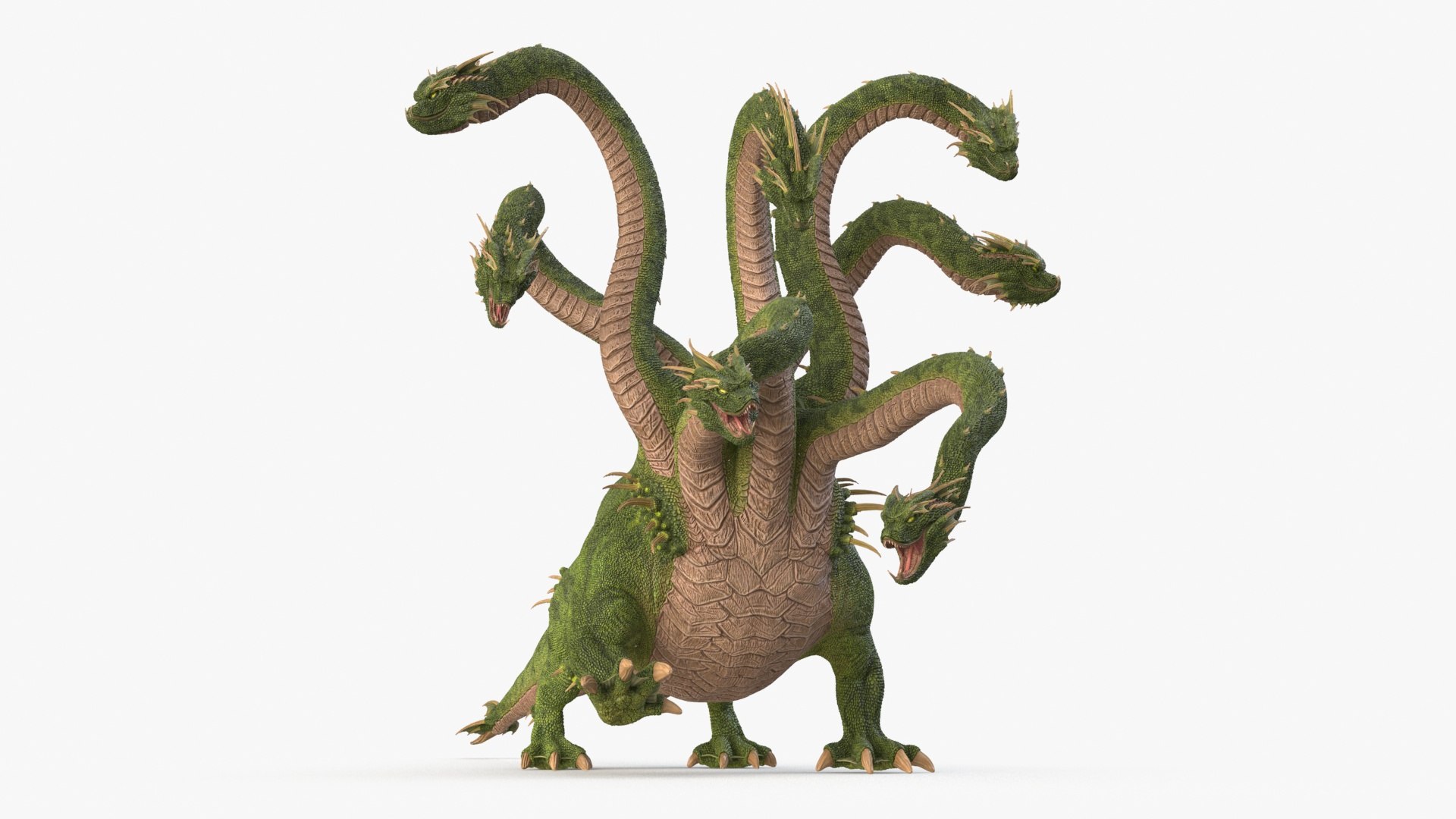 Hydra Rigged for Cinema 4D 3D model preview