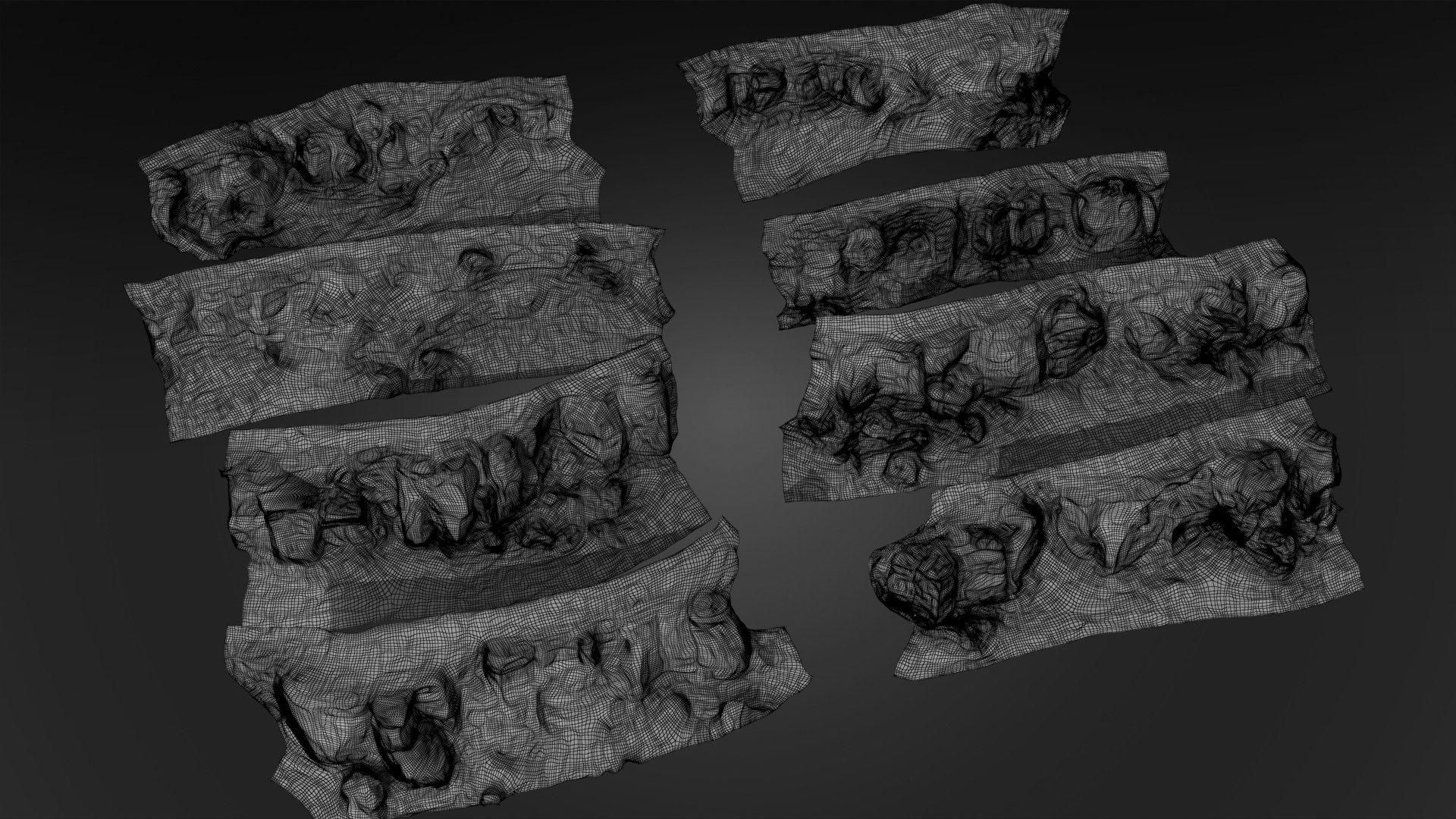 3D Model Cliff Rock 3d Model In Anime Cartoon Style - TurboSquid 2030238