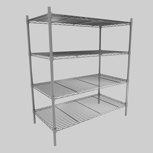 Kitchen - Chrome Wire Shelving