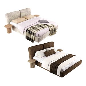 3D Blender-bed-model
