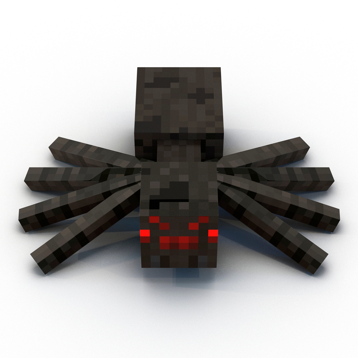 modelo 3d Araña minecraft - TurboSquid 1019717