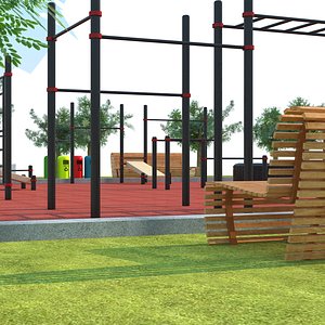 3D Street Workout model