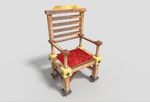 dungeon armchair 3d 3ds
